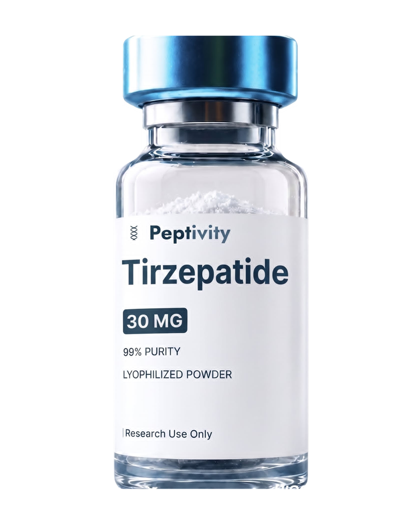 Peptivity Tirzepatide vial
